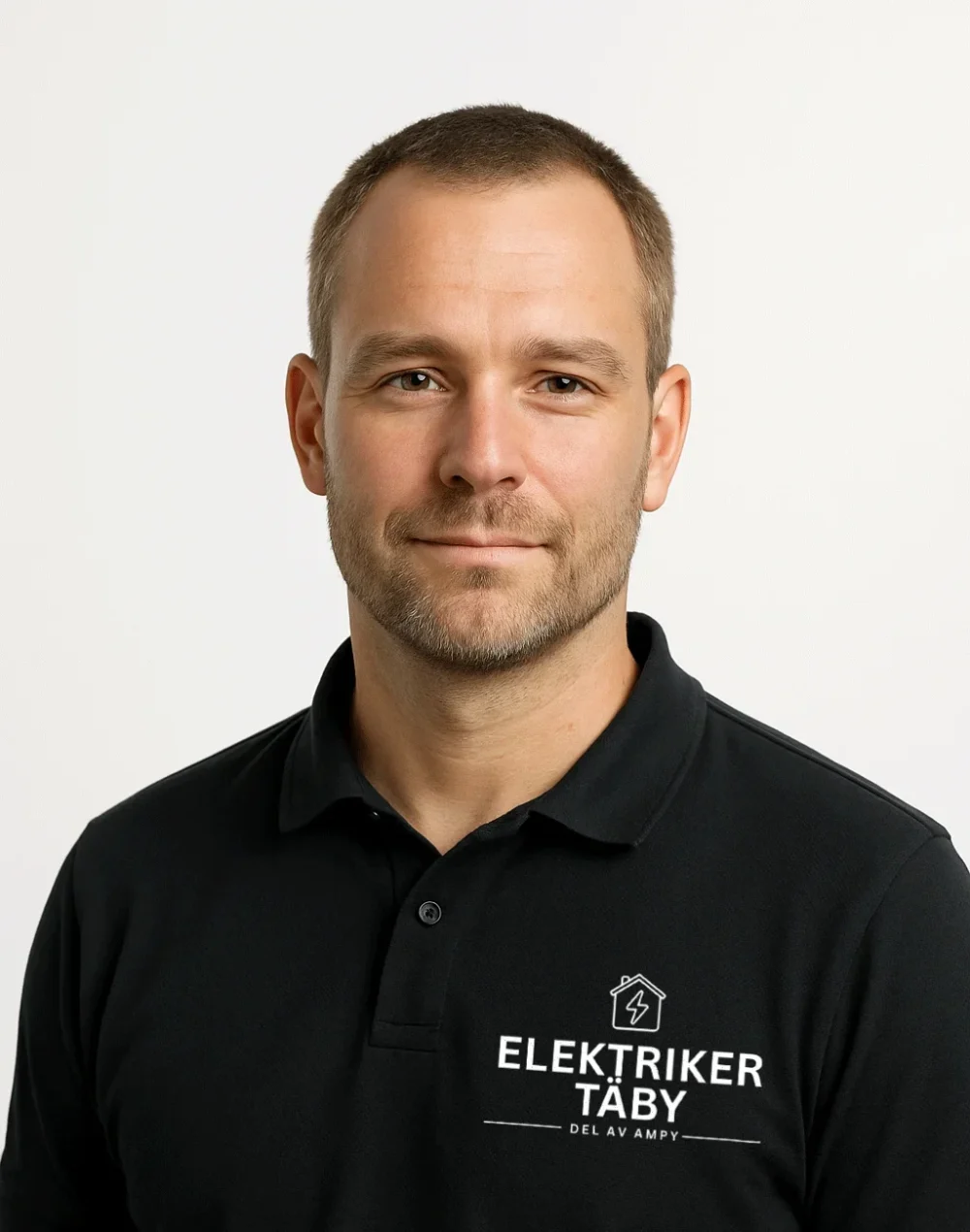 Porträttbild av en av våra lokala och auktoriserade elektriker från Elektriker Täby – redo att hjälpa kunder i Täby med säkra och professionella elinstallationer.