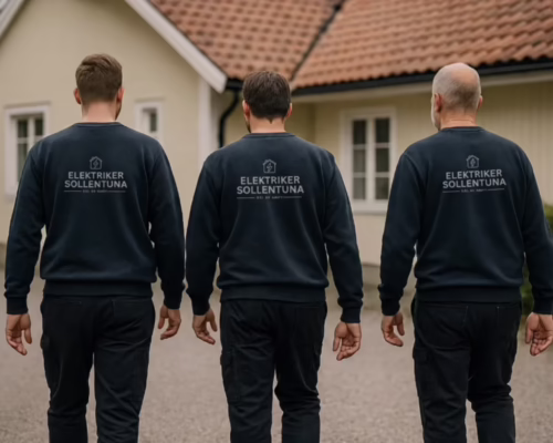 Elektriker team elfirma i Sollentuna
