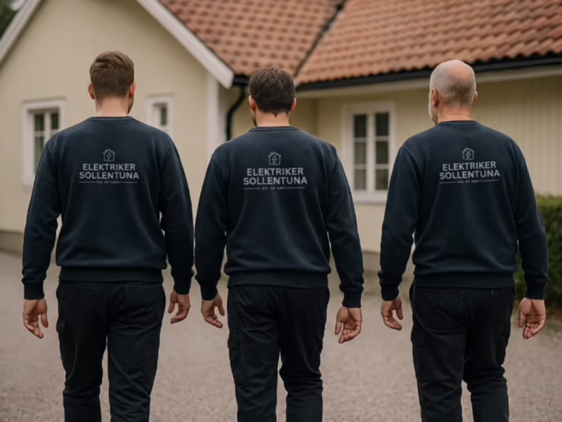 Elektriker team elfirma i Sollentuna